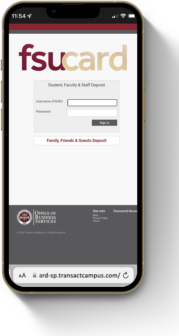FSUCard eAccounts Login